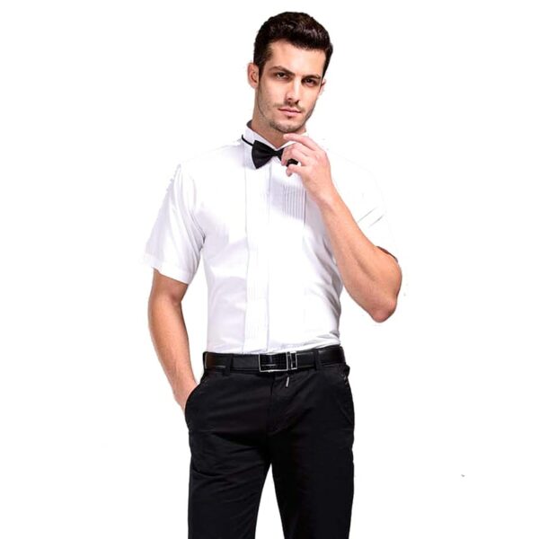 chemise blanche col cassé