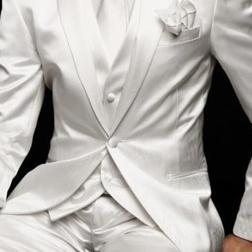 Costume Blanc Homme Mariage Homme Costume Blanc Soirée Blanche
