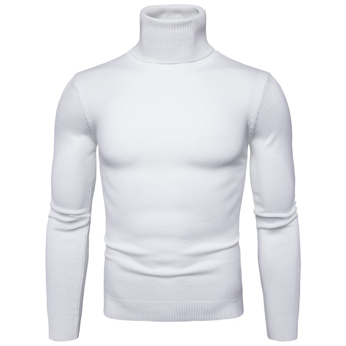 Pull Blanc Col Roule Homme 2020 Soiree Blanche