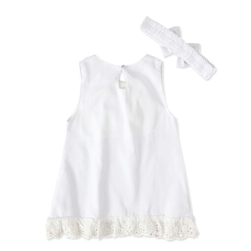 Robe Blanche Bébé Fille 3 | Robe de Mariée | Soirée Blanche