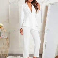 Tailleur Blanc Femme image 15 | Soirée Blanche