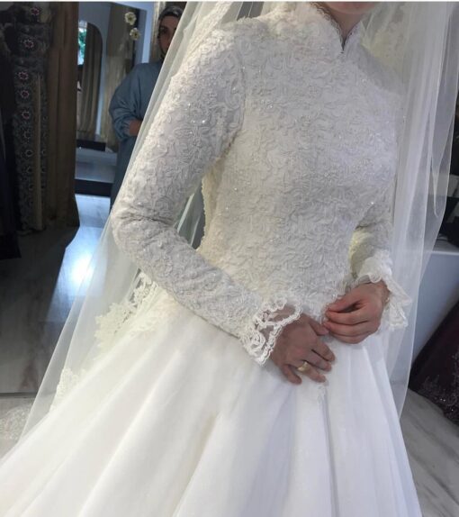 Robe De Mariée Musulmane Blanche | Soirée Blanche