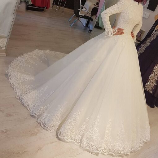 Robe De Mariée Musulmane Blanche | Soirée Blanche