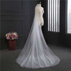 Voile De Mariée Simple Blanc | Soirée Blanche