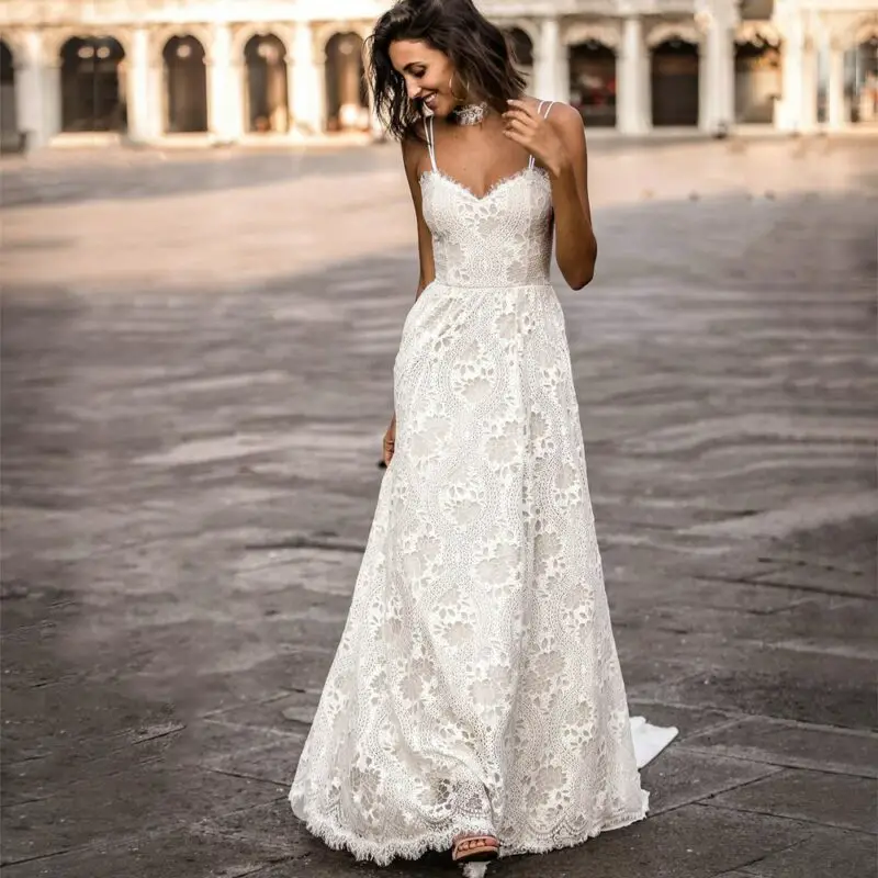 Robe De Mariée Chic Et Bohème Blanche Soirée Blanche