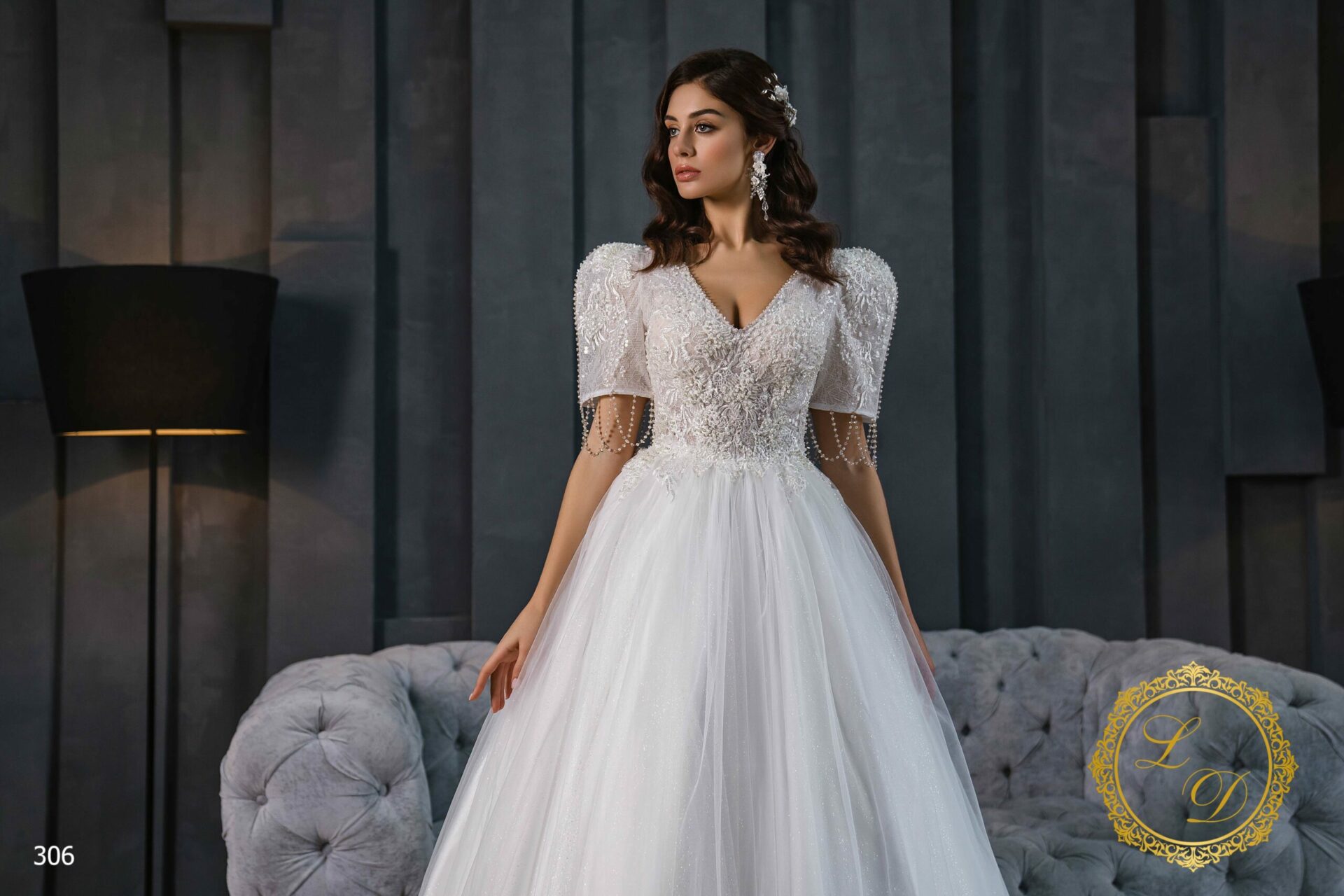 Robe de mariée dentelle bouffante | Soirée Blanche
