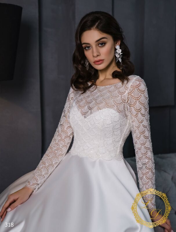 Robe de mariée dentelle chic