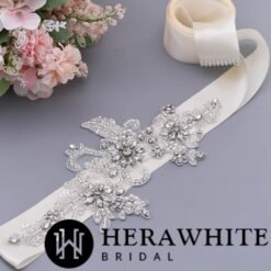 Ceinture De Mariage Glamour | Soirée Blanche