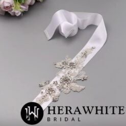 Ceinture De Mariage Glamour | Soirée Blanche