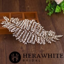 Headband Petites Feuilles | Soirée Blanche