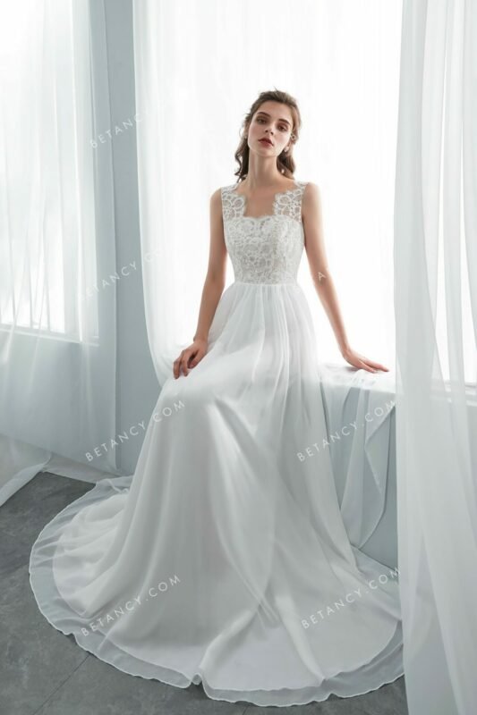 Robe de mariée vintage dentelle