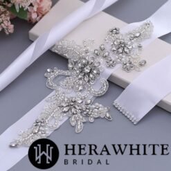 Ceinture De Mariage Glamour | Soirée Blanche