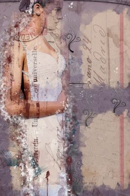 Vintage robe de mariée courte | Soirée Blanche