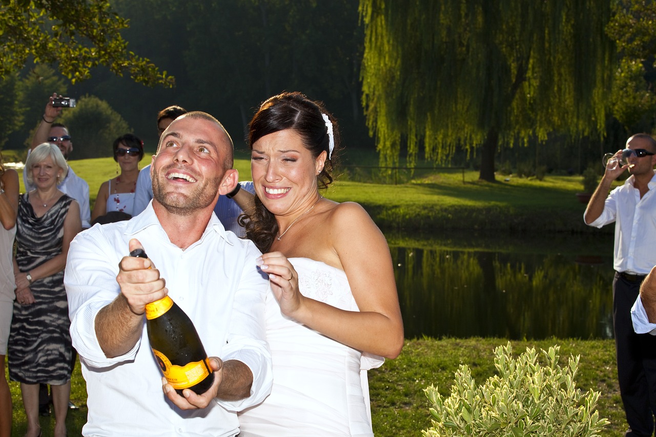 Quel champagne pour un mariage Soirée Blanche