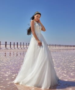 Robe De Mariée Princesse Simple Blanche | Soirée Blanche