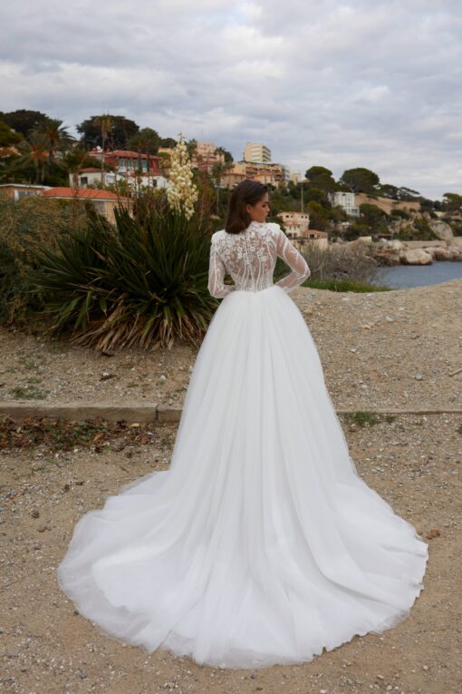 Robe De Mariée Hiver Manches Longues Blanche | Soirée Blanche