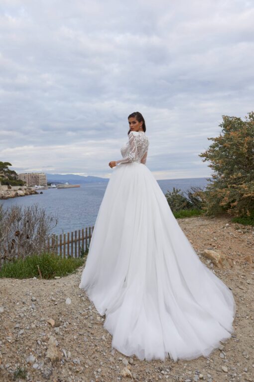 Robe De Mariée Hiver Manches Longues Blanche | Soirée Blanche