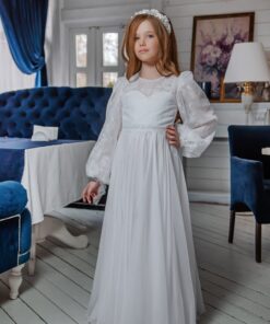 Robe Blanche Communion Pour Fille | Soirée blanche
