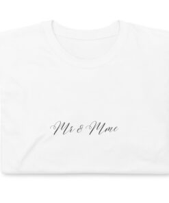T Shirt Mr et Mme 10 | Robe de Mariée | Soirée Blanche