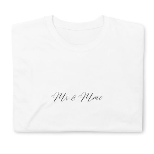 T Shirt Mr et Mme 5 | Robe de Mariée | Soirée Blanche