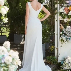 Robe Blanche Maxi Courte Devant image 9 | Soirée Blanche