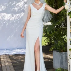 Robe Blanche Maxi Courte Devant image 11 | Soirée Blanche