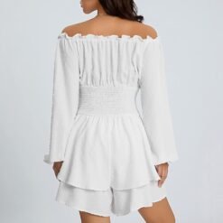 Robe Volante Élégante avec Shorts image 29 | Soirée Blanche