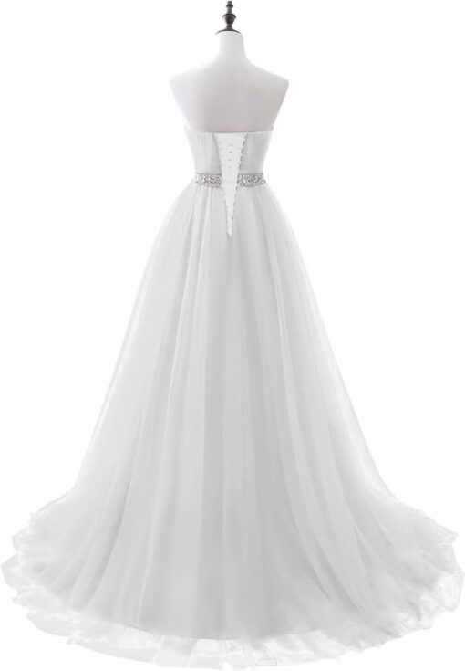 Robe De Mariée Bustier Grande Taille image 5 | Soirée Blanche