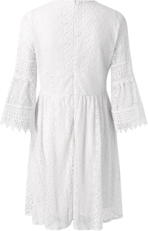 Robe Été Dentelle Blanche image 11 | Soirée Blanche