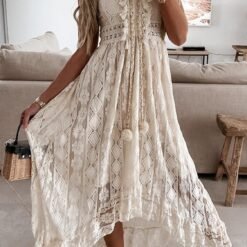 Robe Maxi Blanche Dentelle image 19 | Soirée Blanche