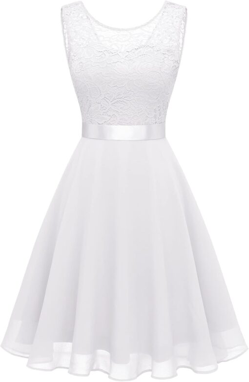 Robe Blanche Dentelle 2025 image 3 | Soirée Blanche