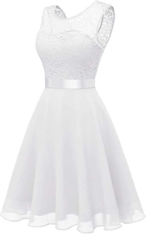 Robe Blanche Dentelle 2025 image 15 | Soirée Blanche