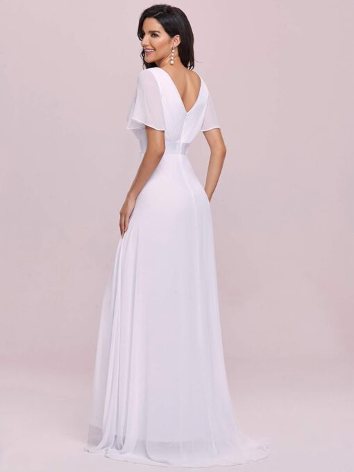 Robe De Mariée Courte Volumineuse Blanche image 5 | Soirée Blanche