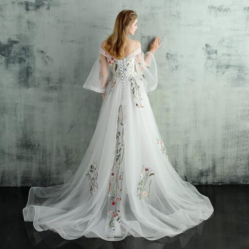 Robe De Mariée Princesse Bohème Chic image 9 | Soirée Blanche