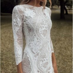 Robe De Mariée Bohème Florale Blanche image 29 | Soirée Blanche