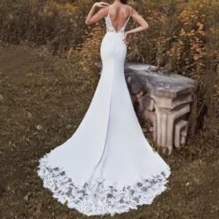 Robe De Mariée Droite image 19 | Soirée Blanche