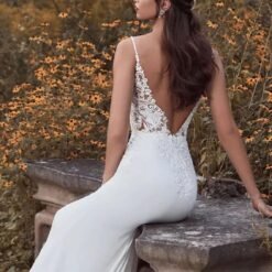 Robe De Mariée Droite image 21 | Soirée Blanche