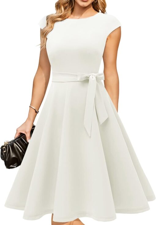 Robe Blanche Chic Courte image 3 | Soirée Blanche