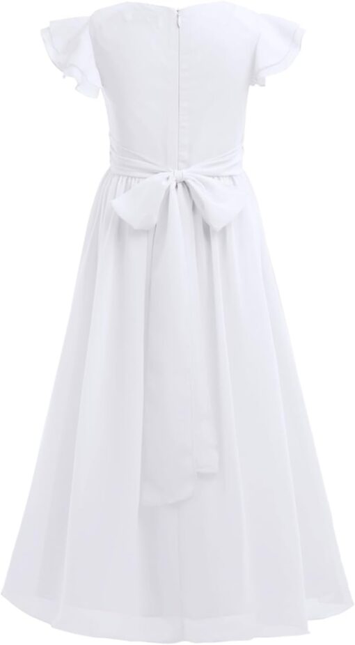 Robe Longue Blanche Baptême image 11 | Soirée Blanche