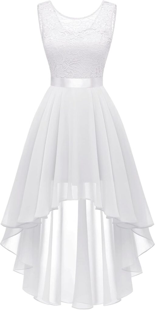 Robe Blanche Dentelle Claudie Pierlot image 3 | Soirée Blanche