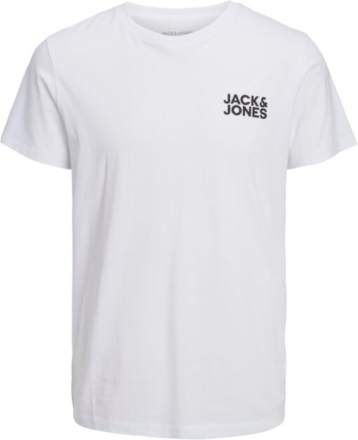 T-Shirt Logo Col Rond JACK & JONES image 3 | Soirée Blanche