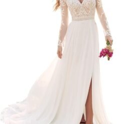 Robe De Mariée Bohème Dentelle image 15 | Soirée Blanche