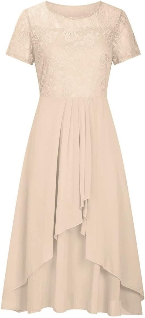 Robe Blanche Courte Cocktail Pour Mariage image 13 | Soirée Blanche