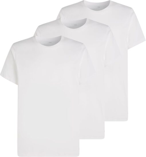 T-Shirts Calvin Klein Courtes Homme (Lot de 3) image 3 | Soirée Blanche