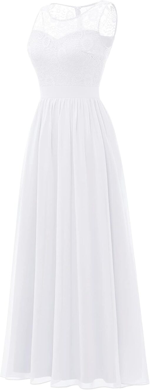 Robe Blanche Longue Cocktail image 5 | Soirée Blanche