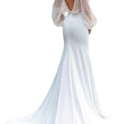 Robe De Mariée Sirène Dentelle Florale Blanche image 19 | Soirée Blanche