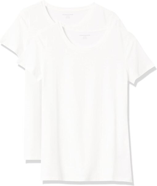 T-Shirt Col Rond Classique pour Femmes image 5 | Soirée Blanche