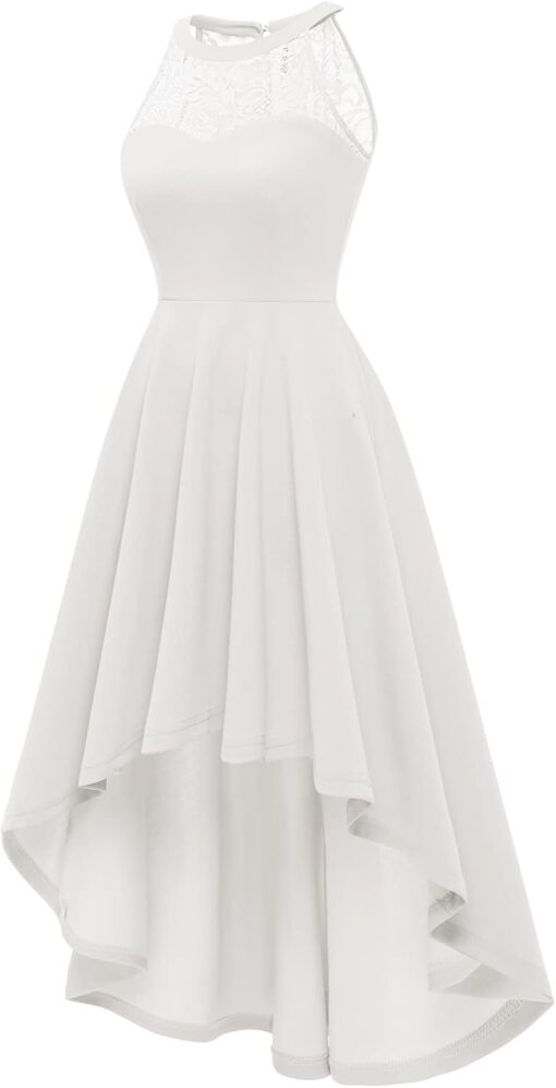 Robe Longue Cocktail Blanche image 7 | Soirée Blanche