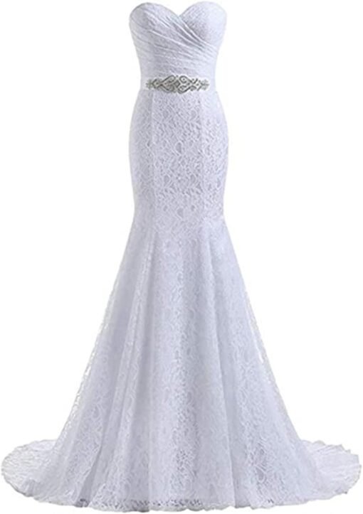 Robe De Mariée Romantique Blanche image 3 | Soirée Blanche