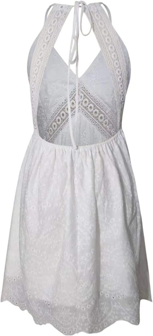 Robe Coton Dentelle Blanche image 9 | Soirée Blanche